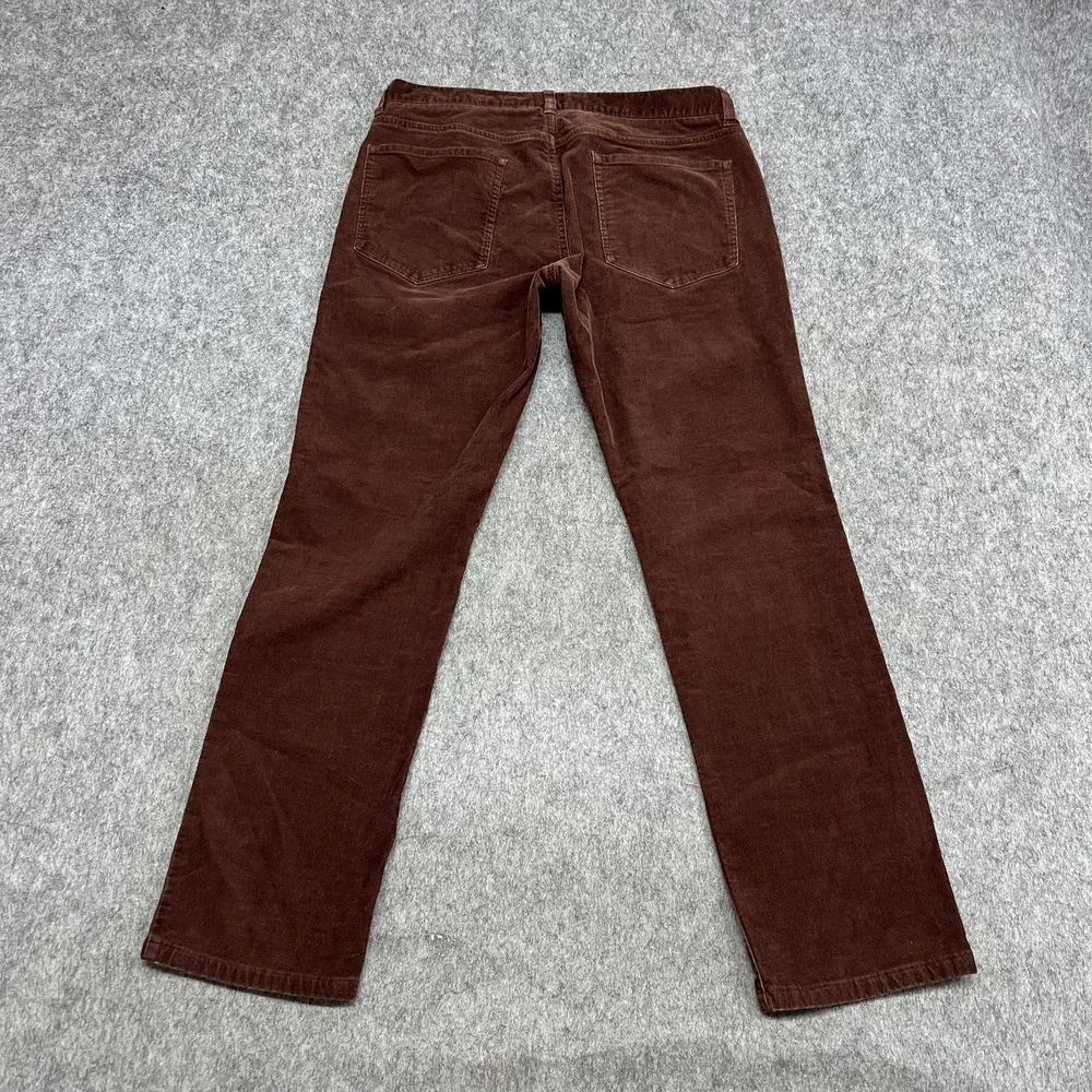 Vince Pants Mens 31‎ Brown Corduroy Chino Stretch 5 Pocket Straight Casual 31x28